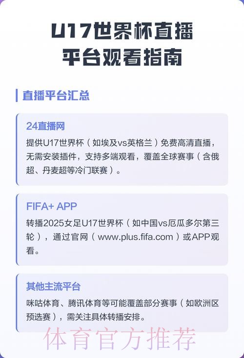观看世界杯直播入口：热门选择推荐